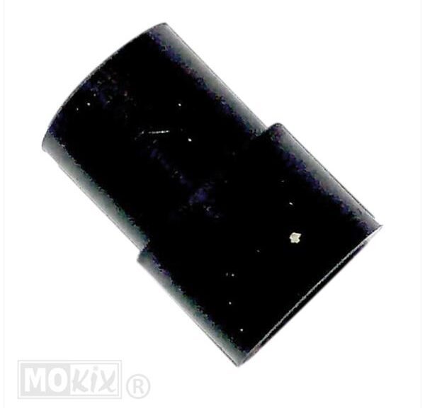 Uitlaatrubber UNI 18/21mm Zwart