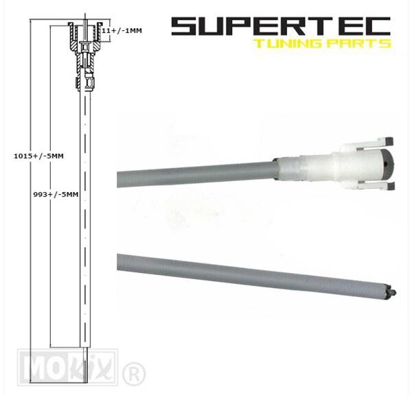Kabel KM Teller Piaggio Sfera Grijs Supertec