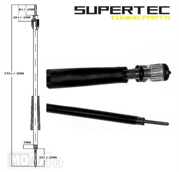 Kabel KM Teller Vespa SI/Bravo Supertec