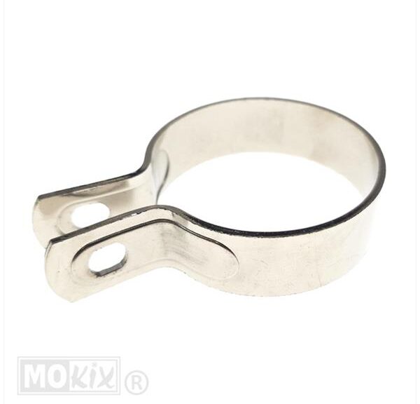 Uitlaatklem UNI Rond 60mm Chroom (1)