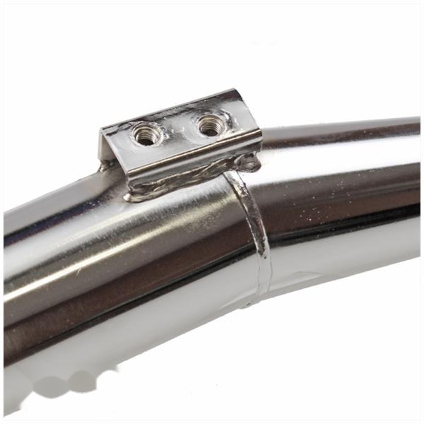 Uitlaat Kreidler 6.3 MET Knik 28mm Chroom - Afbeelding 3