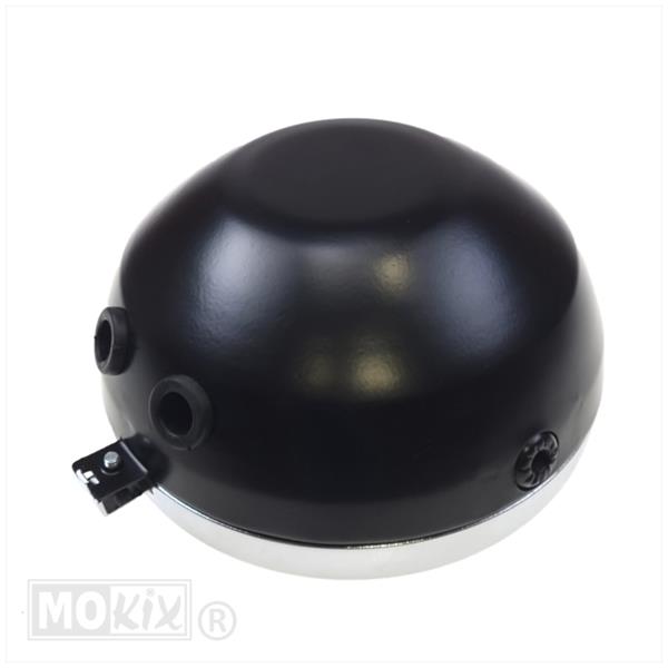 Koplamp Zundapp Rond 17cm Zwart/Chroom - Afbeelding 3