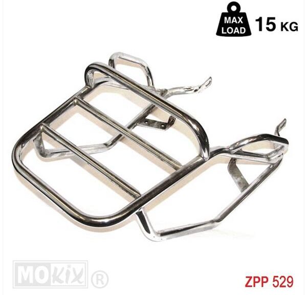 Achterdrager Zundapp Nt <83 PVC (529) Chroom" - Supertec