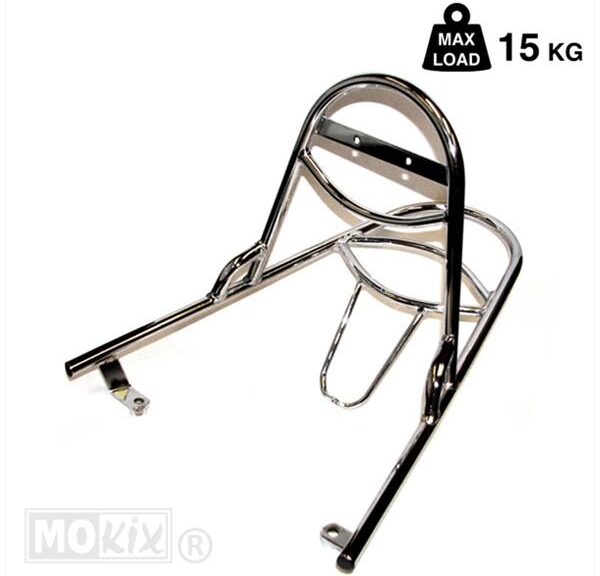 Achterdrager SYM Allo (Sissybar) Chroom ST - Supertec