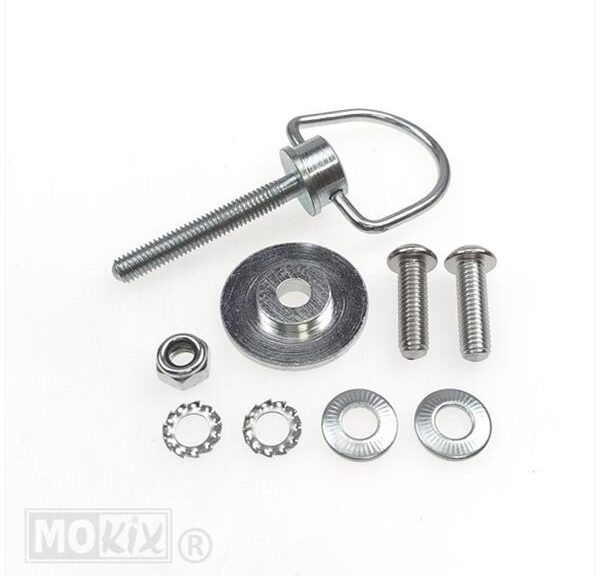 Achterdrager Vespa Primavera/Sprint Chroom ST - Supertec