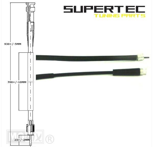 Kabel KM Teller Kymco Filly/Dink/T-B PEU SV50/125 - Supertec