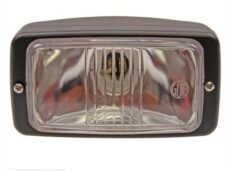 Koplamp UNI Rechthoek 14cm Zwart/Helder Guia