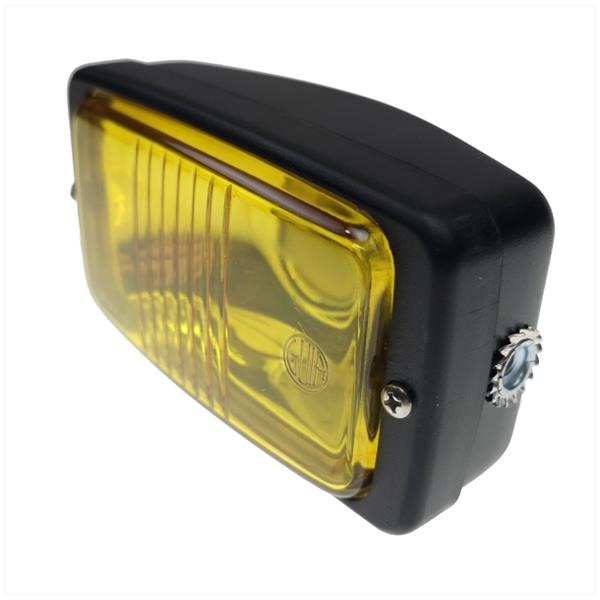 Koplamp UNI Rechthoek 14cm Guia Zwart/Geel - Afbeelding 2