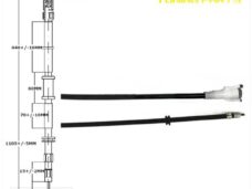Kabel KM Teller Piaggio Vespa S 2T <06 50/125cc " - Supertec
