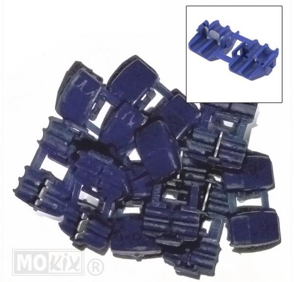 Connector Blokken Scots  0.5mm-1mm Blauw (10)