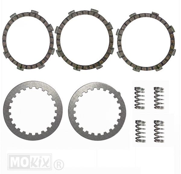Koppelingsplaatkit Yamaha FS1/RD/DT50 LC 9 Delig