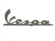 Vespa Embleem DIK Sticker 15cm Antraciet - RMS