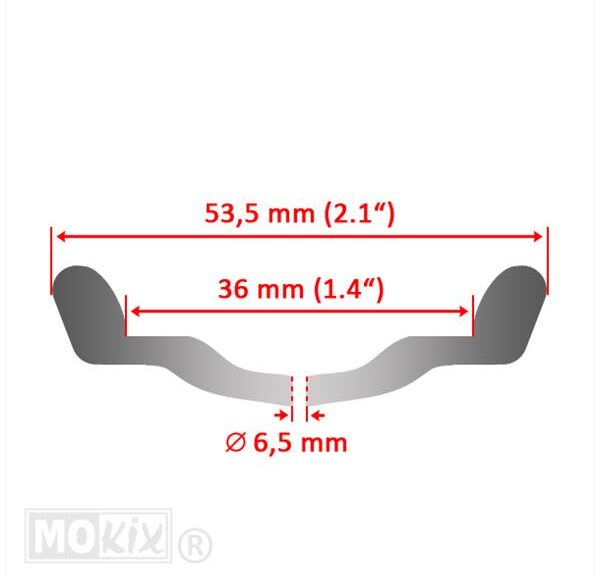 Velg UNI 1.40-17 3.5mm WM (36 Spaaks) Chroom