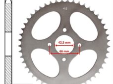 Achtertandwiel SACHS/HER/PRIMA5(415)42.5mm 4g 40t - IGM