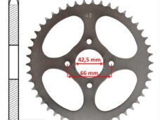 Achtertandwiel SACHS/HER/PRIMA5(415)42.5mm 4g 46t - IGM