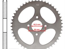 Achtertandwiel SACHS/HER/PRIMA5(415)42.5mm 4g 49t - IGM