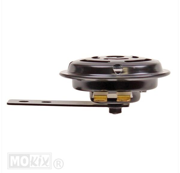 Claxon 6V  9W Wisselstroom (AC) 70mm Zwart