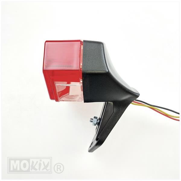 Achterlicht ZPP/Kreidler 12V OP Voet(ULO) Rood LED - Afbeelding 2