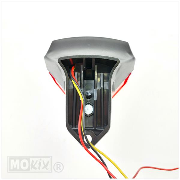 Achterlicht ZPP/Kreidler 12V OP Voet(ULO) Rood LED - Afbeelding 3