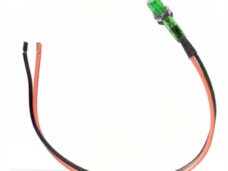 Controle Lamp MET Snoer  8mm 12V  Groen