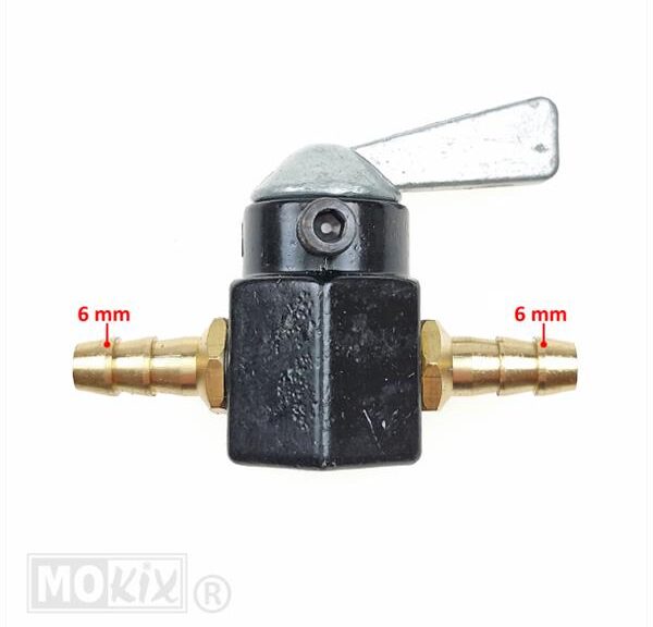 Benzinekraan UNI Tussen Slang 2D 6mm Supertec