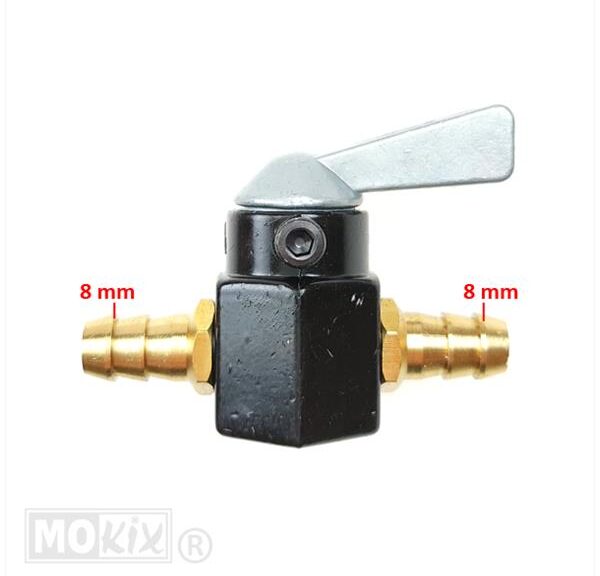 Benzinekraan UNI Tussen Slang 2D 8mm Supertec