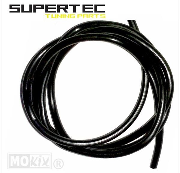 Oliepompslang PVC 2.0x 4.5mm 1meter Zwart ST - Supertec