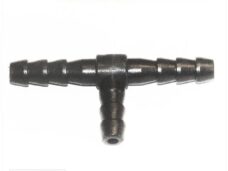 Slangverbinder T-Stuk 6mm  Zwart Supertec
