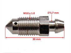 Ontluchtingsnippel AJP (M10 X 1.0) O.A. Peugeot ST - Supertec