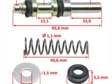 Rempomp-Zuiger SET Zundapp (Model Magura) ST - Supertec