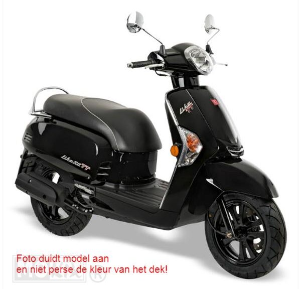 Buddy DEK Kymco Like Zwart MKX