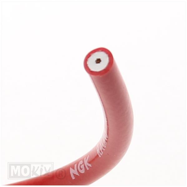 Bougie DOP NGK Racing 2T Siliconen Kabel CR4 Rood - Afbeelding 2