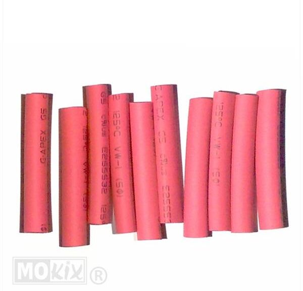 Krimpkous 2.0mm X 40mm Rood 10st