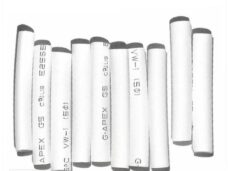 Krimpkous 3.5mm X 40mm WIT 10st
