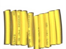 Krimpkous 5.0mm X 40mm Geel 10st
