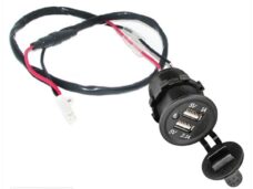 USB Stekker Inbouwunit 12V  (2 Aansluitingen) Elec