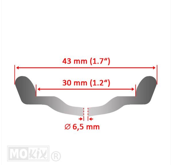 Velg UNI 1.20-17 WM (36 Spaaks) Chroom