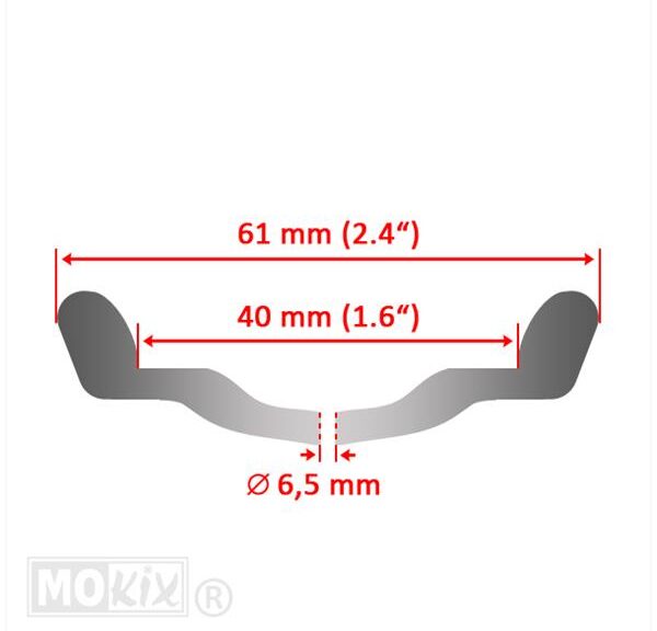 Velg UNI 1.60-18 WM (36 Spaaks) Chroom