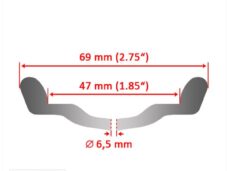 Velg UNI 1.85-18 WM Chroom