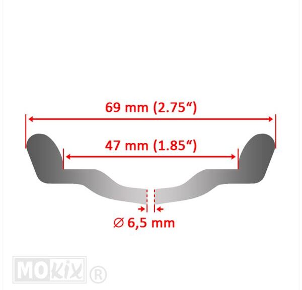Velg UNI 1.85-18 WM Chroom