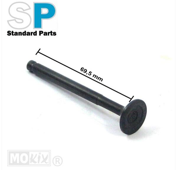 Klep Uitlaat China 4T GY6  50cc Lang 69.5mm