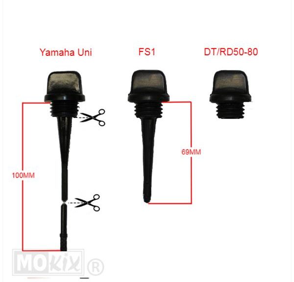 Oliepeilstok Yamaha DIV Modellen FS1/RD/DT SP