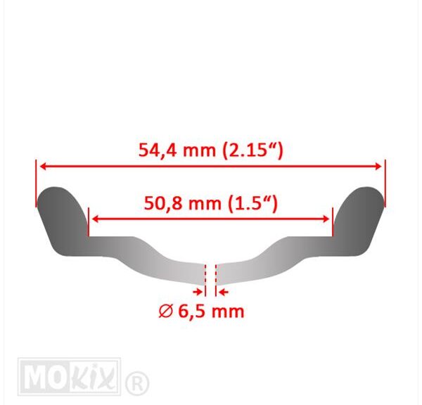 Velg UNI 1.50-17 WM (36 Spaaks) Chroom