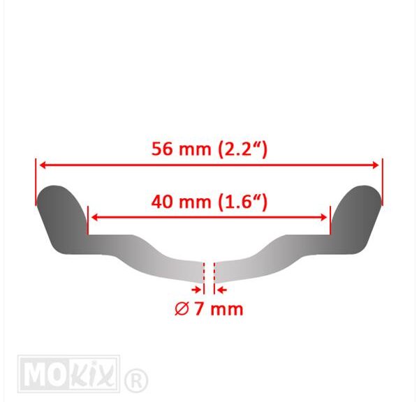 Velg Voor 1.60x21 WM ALU Zwart