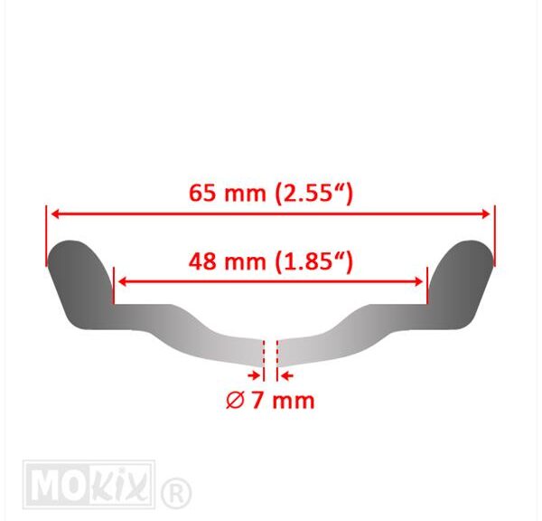 Velg Achter 1.85x18 WM ALU Polish