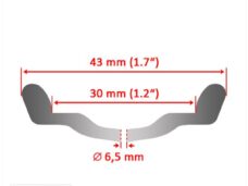 Velg UNI 1.20-19 3.00mm WM (36 Spaaks) Chroom