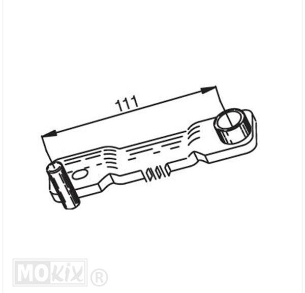 Blokkage Sleutel Peugeot/SYM/CHI GY6 50cc 4T BUZ - Buzzetti