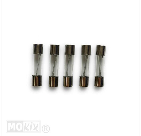 Zekeringen Glas 5ampere 25mm (5)