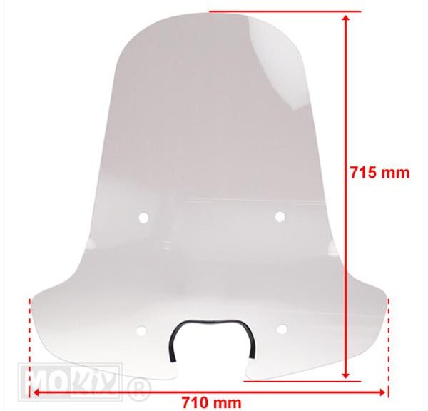 Windscherm Piaggio ZIP 2000 2T/4T 50-125 KXM H700