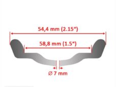 Velg UNI 1.50-16 WM ALU Zwart